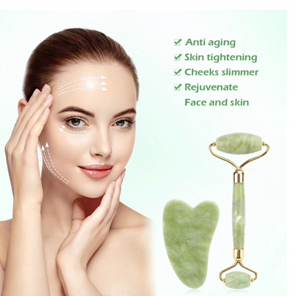 Xiuyu Jade Roller & Gua Sha Set – Anti-Aging Facial Massage Tools - Picture 5 of 6